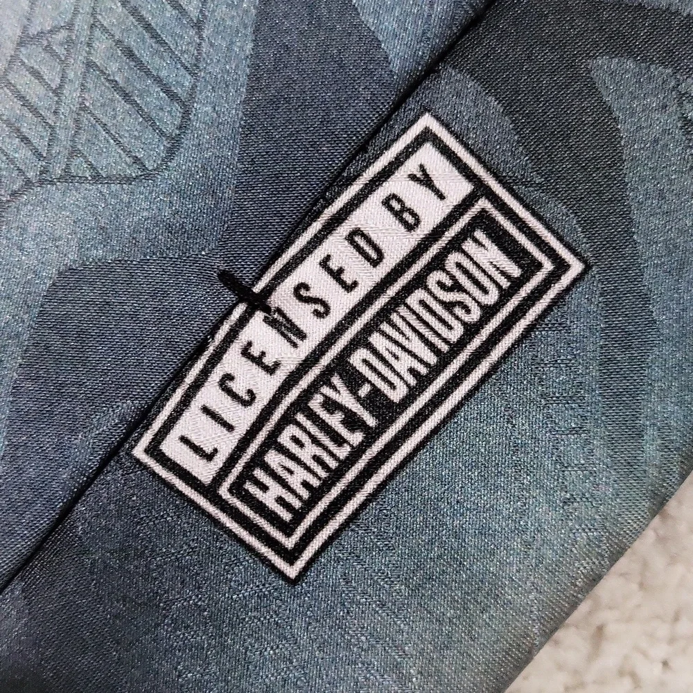 Vintage Harley Davidson Ralph Marlin Touchdown Eagle Neck Tie
